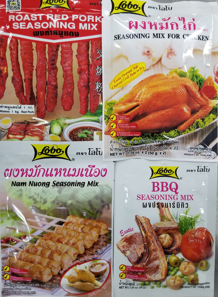 Thai Seasoning Packets for BBQ/Roasting Oceanic Market