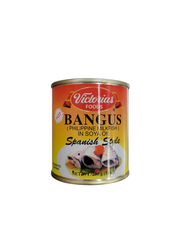 "Victoria" brand Bangus in soya oil