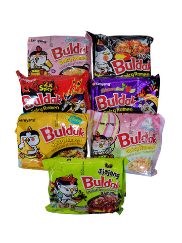 Samyang Buldak Noodles Variety Pack (7)