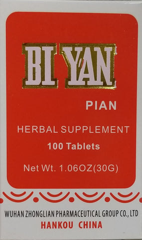 Bi Yan Pian for nasal decongestion