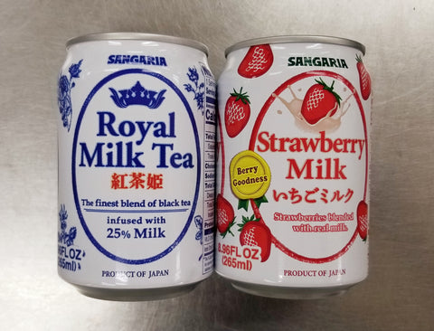 Royal Milk Tea and Strawberry Milk